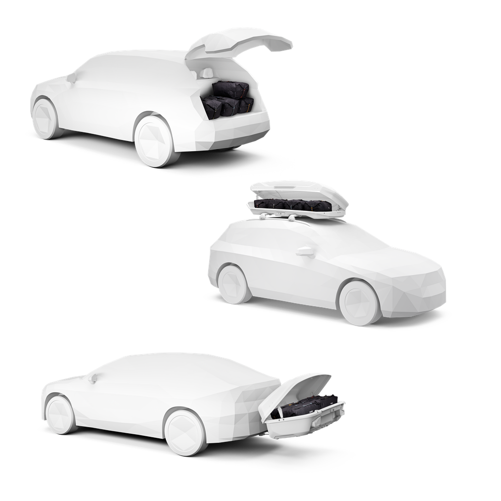 Thule Taschen-Set für Dachbox 4er-Pack 800604