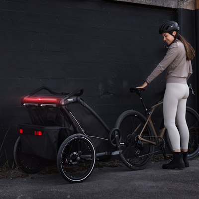 Thule Chariot Sport 2 Doppelsitzer-Geländebundle – Natural Gold