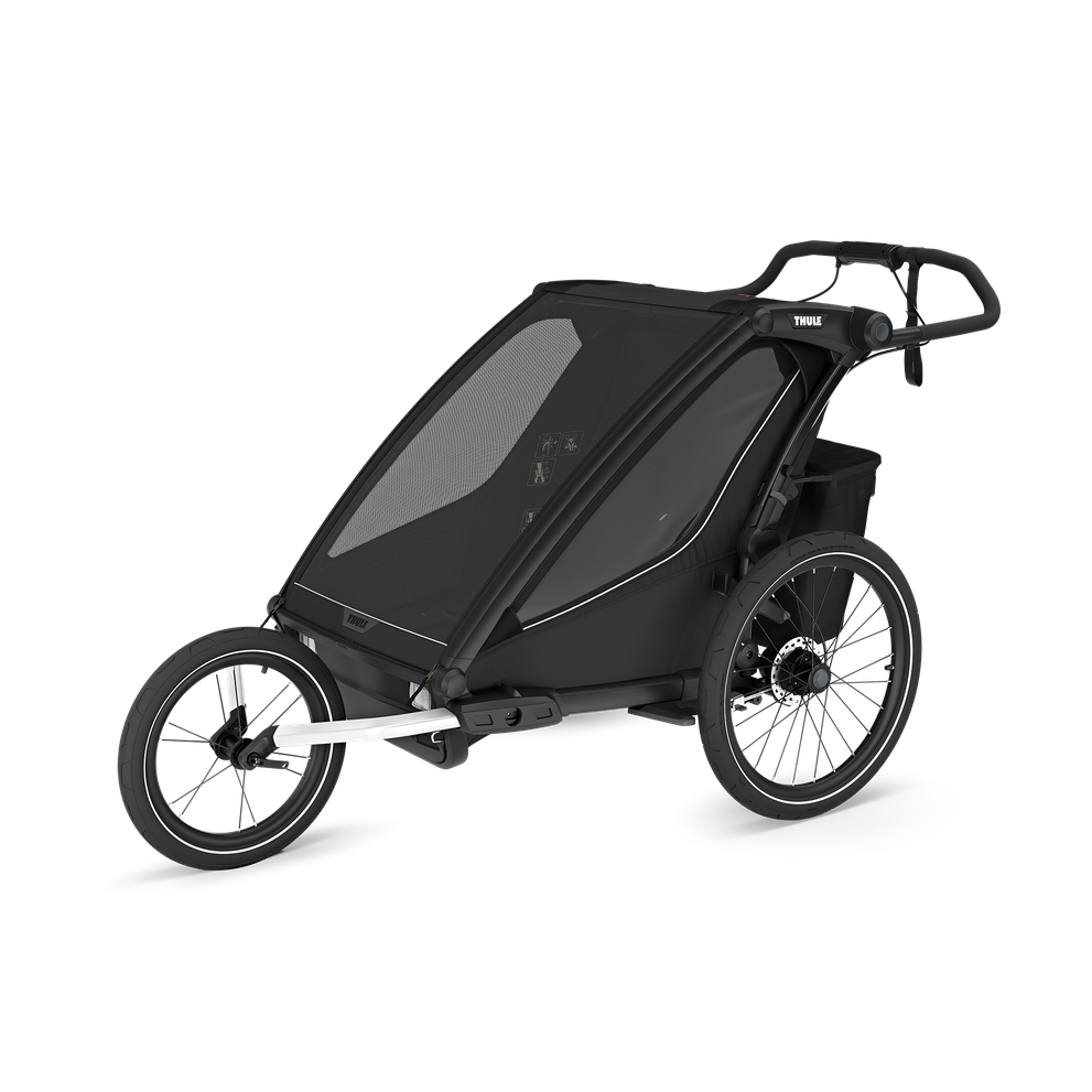 Thule Chariot Sport 2 doppel Multisport-Fahrradanhänger schwarz 2025