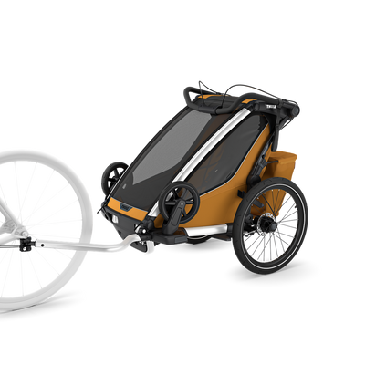 Thule Chariot Sport 2 Multisport-Fahrradanhänger Einsitzer natürliches Gold