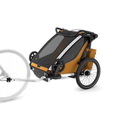 Thule Chariot Sport 2 doppel Multisport-Fahrradanhänger natürliches Gold