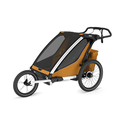 Thule Chariot Sport 2 doppel Multisport-Fahrradanhänger natürliches Gold