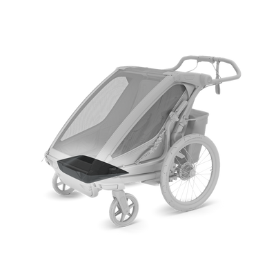 Thule Chariot Bodenmatte aus Gummi für einen Multisport-Geschwisteranhänger