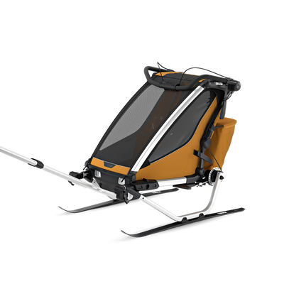 Thule Chariot Sport 2 Multisport-Fahrradanhänger Einsitzer natürliches Gold