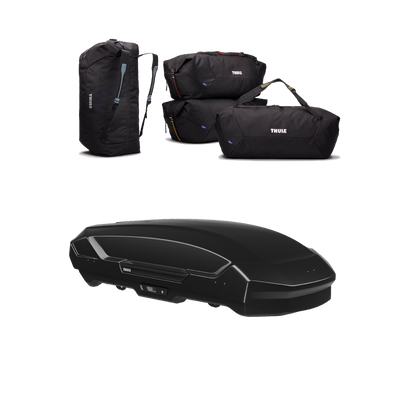 Thule Motion 3 travel bundle – M schwarz glänzend