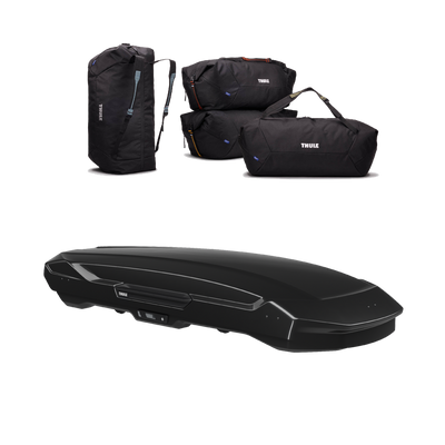 Thule Motion 3 travel bundle – XL Low schwarz glänzend