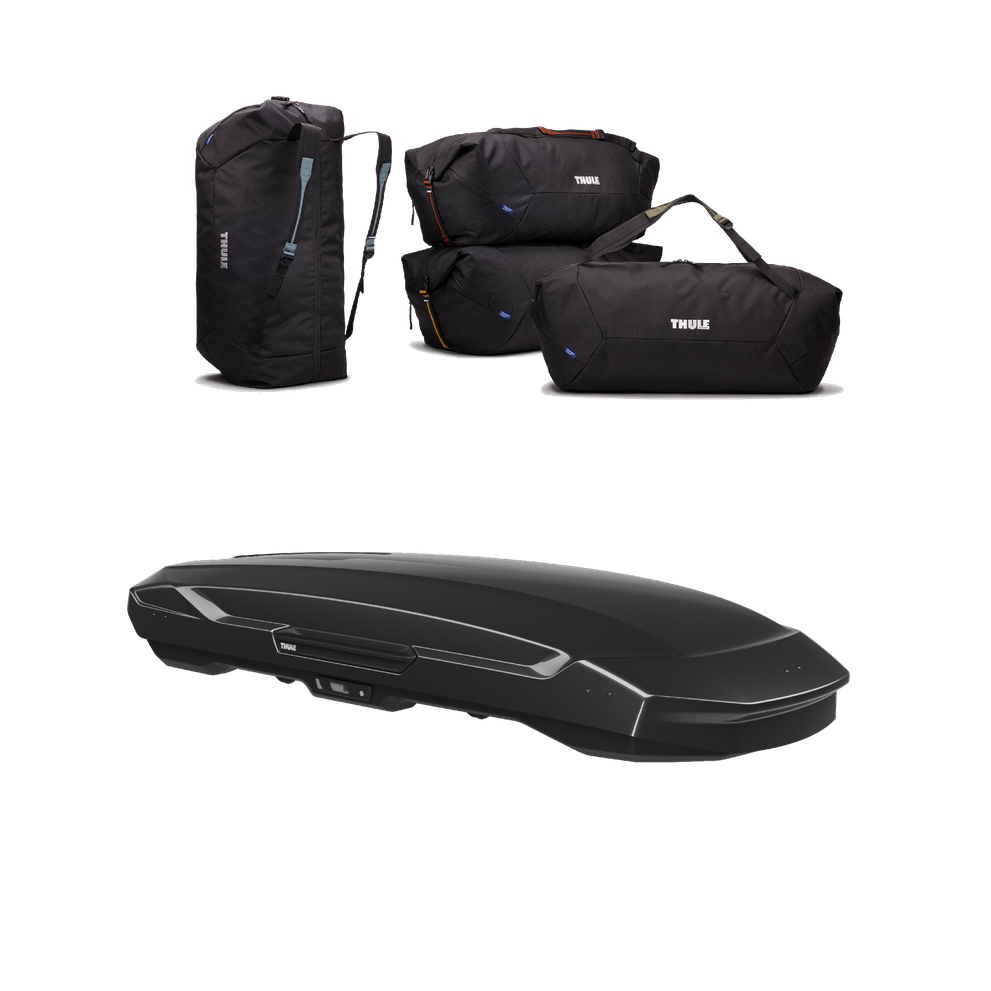 Thule Motion 3 travel bundle – XXL Low schwarz glänzend