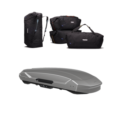 Thule Motion 3 travel bundle – XL Titan glänzend