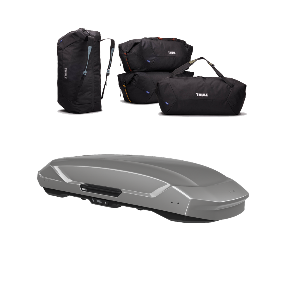 Thule Motion 3 travel bundle – XXL Titan glänzend