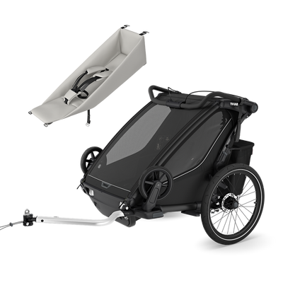 Thule Chariot Sport Doppel-Kleinkind-Bundle – Black