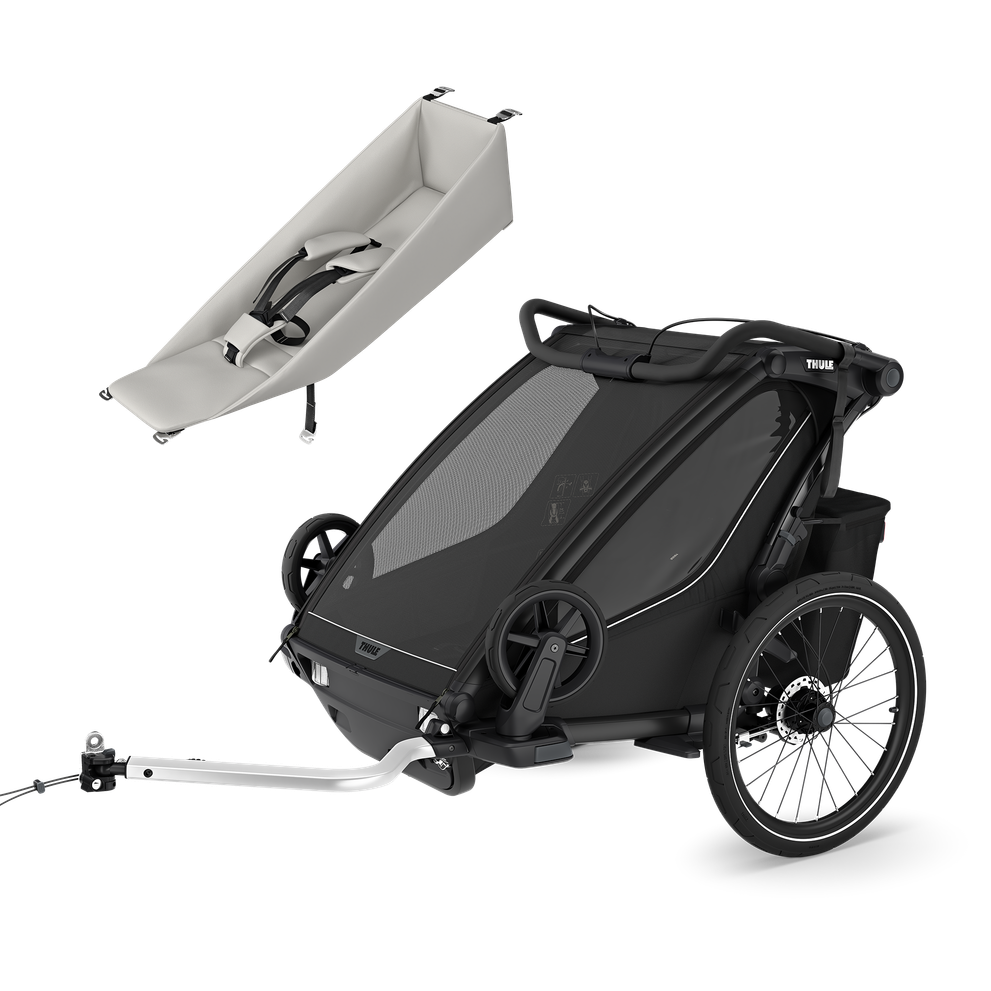 Thule Chariot Sport Doppel-Kleinkind-Bundle – Black