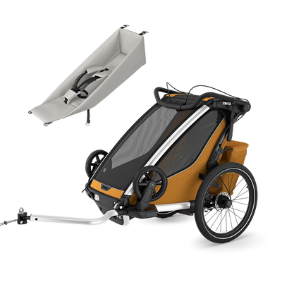 Thule Chariot Sport 2 Einzelkind-Bundle – Natural Gold