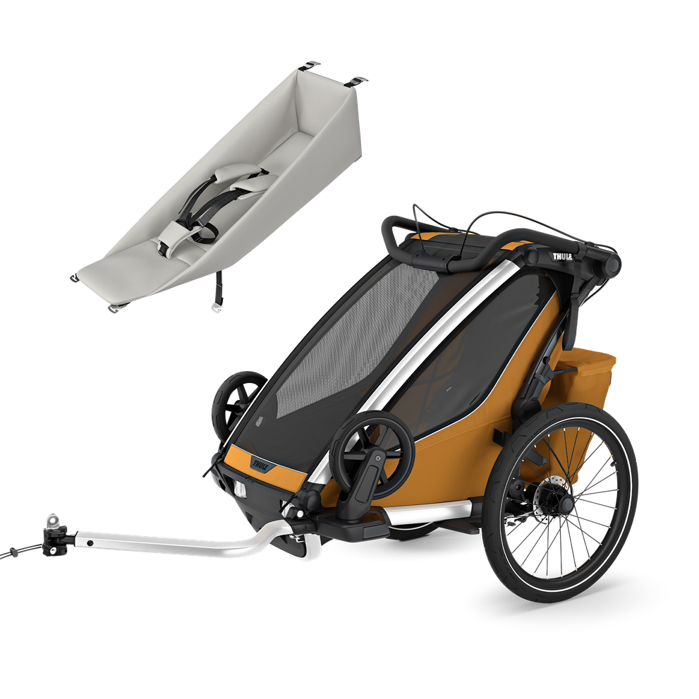 Thule Chariot Sport 2 Einzelkind-Bundle – Natural Gold