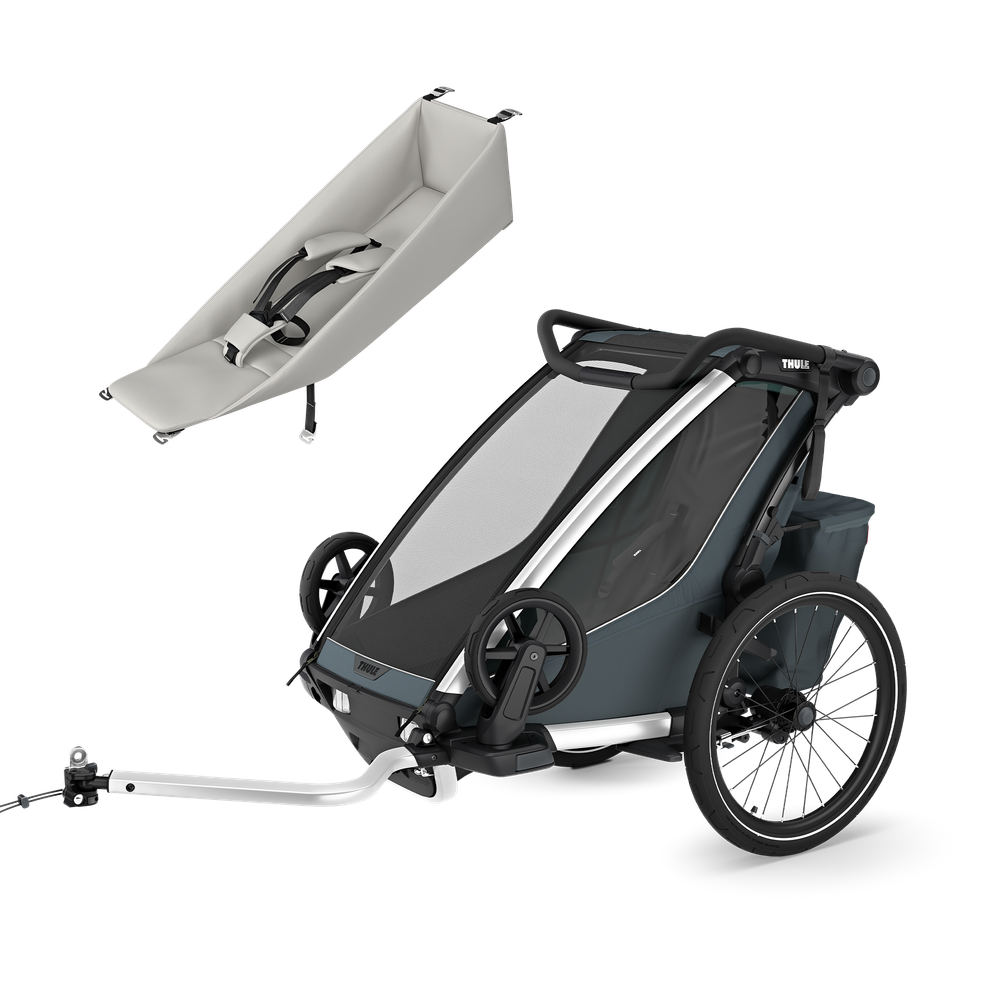 Thule Chariot Cross 2 Single-Babypaket – Dark Slate