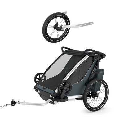 Thule Chariot Cross 2 Doppel-Geländebundle – Dark Slate