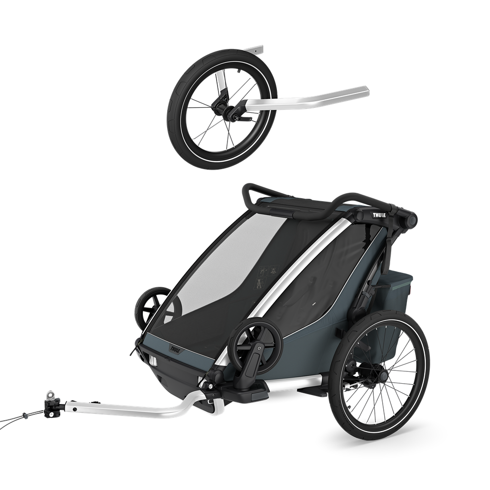 Thule Chariot Cross 2 Doppel-Geländebundle – Dark Slate
