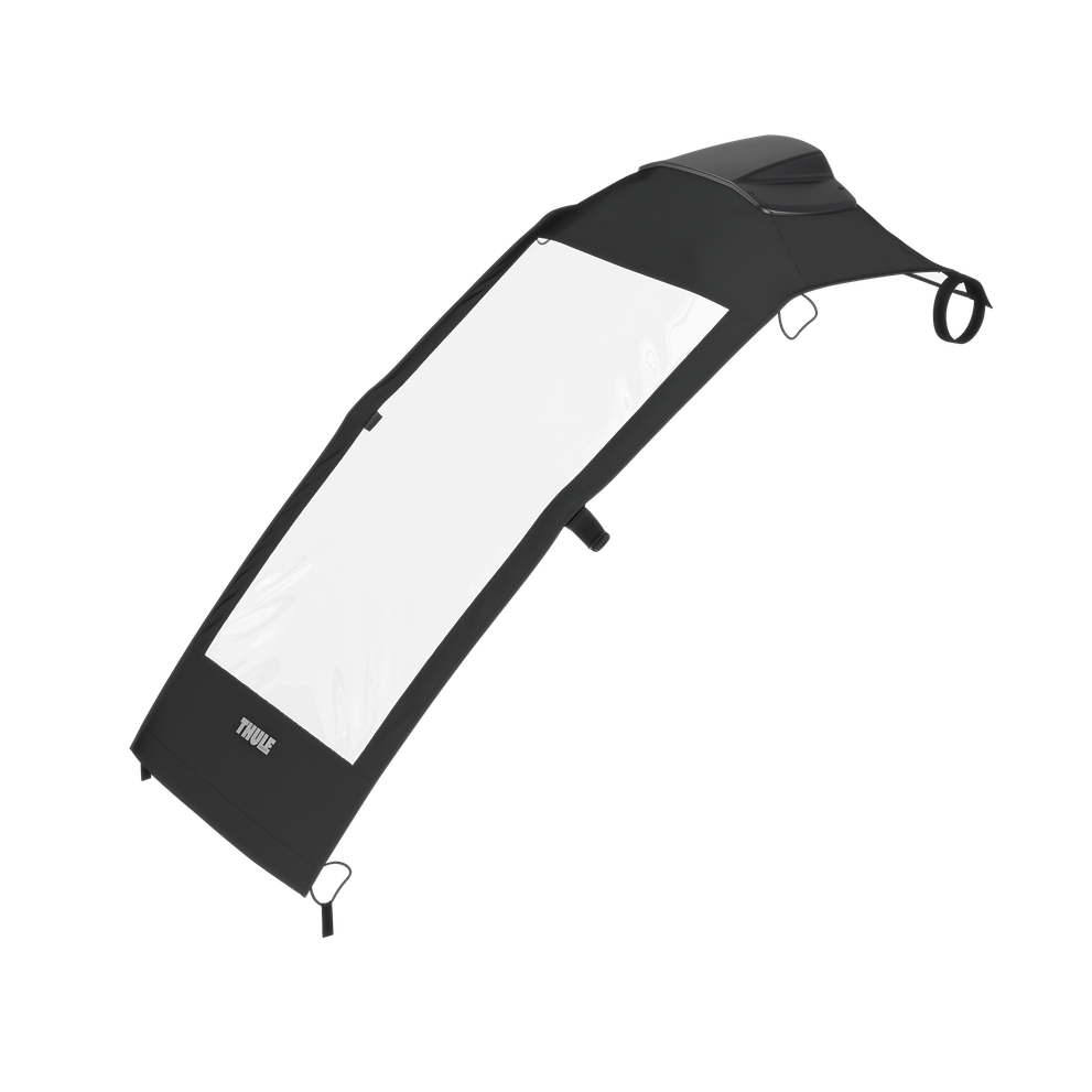 Thule Chariot Cross 2 single faded khaki with Thule Chariot air purifier cover single