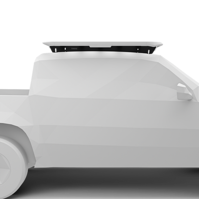 Schienenhalterung für Thule Caprock Dachplattform. Passend für Isuzu D-Max Crew Cab Pickup, 2020 und Mazda BT-50 Dual Cab Pickup, 2020