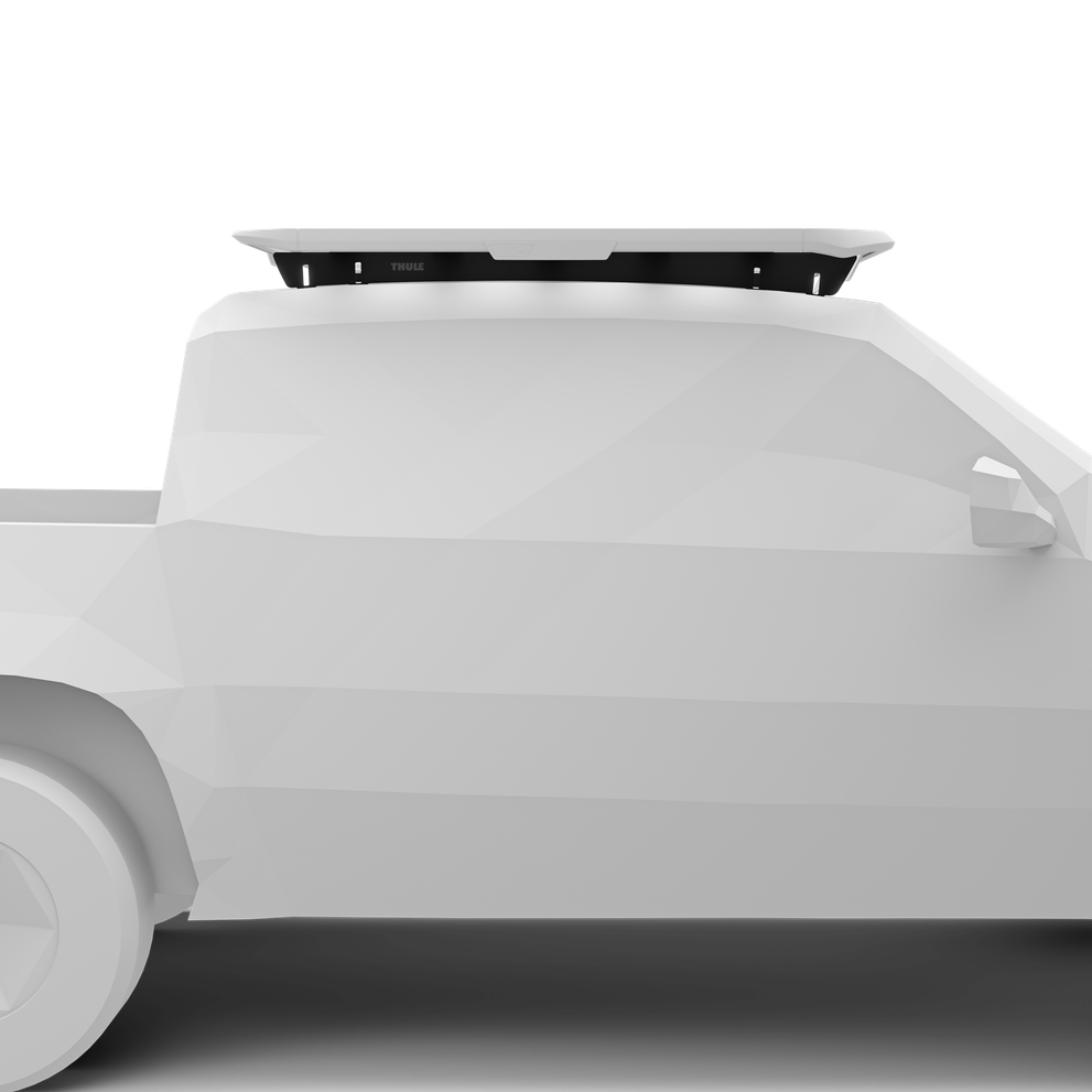 Schienenhalterung für Thule Caprock Dachplattform. Passend für Isuzu D-Max Crew Cab Pickup, 2020 und Mazda BT-50 Dual Cab Pickup, 2020