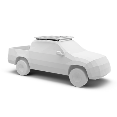 Schienenhalterung für Thule Caprock Dachplattform. Passend für Isuzu D-Max Crew Cab Pickup, 2020 und Mazda BT-50 Dual Cab Pickup, 2020