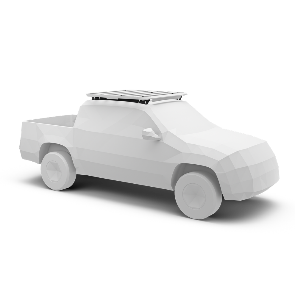 Schienenhalterung für Thule Caprock Dachplattform. Passend für Isuzu D-Max Crew Cab Pickup, 2020 und Mazda BT-50 Dual Cab Pickup, 2020
