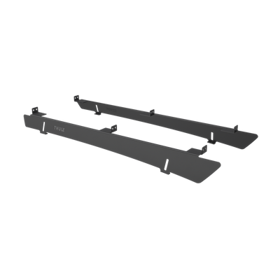 Schienenhalterung für Thule Caprock Dachplattform. Passend für VW Amarok Double Cab Pickup, 2010-2022