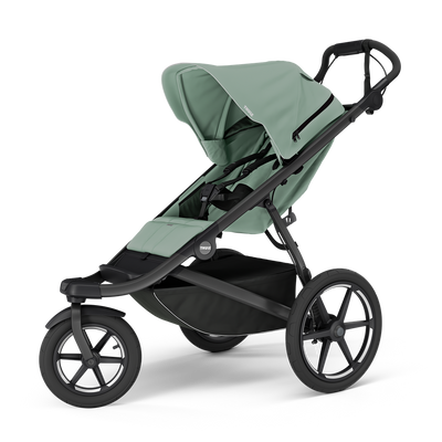 Thule Urban Glide 3 Kinderwagen Nebelgrün auf Schwarz