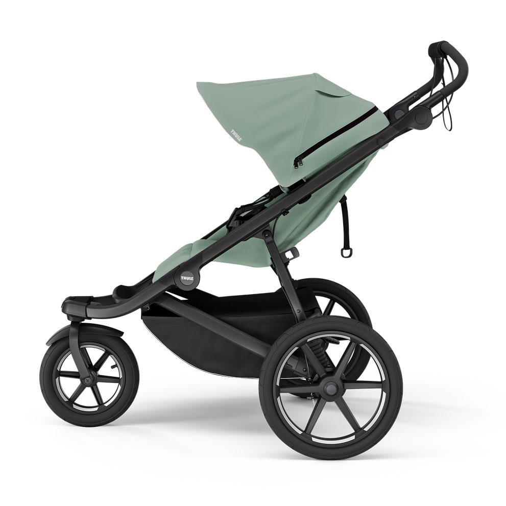 Thule Urban Glide 3 Kinderwagen Nebelgrün auf Schwarz