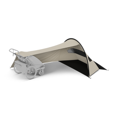 Thule Chariot Sport 2 mit Thule sun and wind tarp – single Black