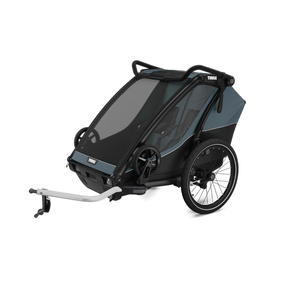 Thule Chariot Cab 2-Sitz Multisport-Fahrradanhänger Dunkelschiefer