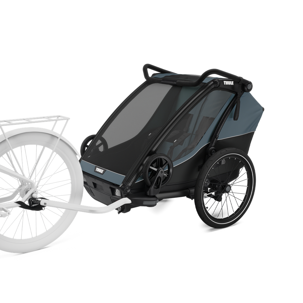 Thule Chariot Cab 2-Sitz Multisport-Fahrradanhänger Dunkelschiefer