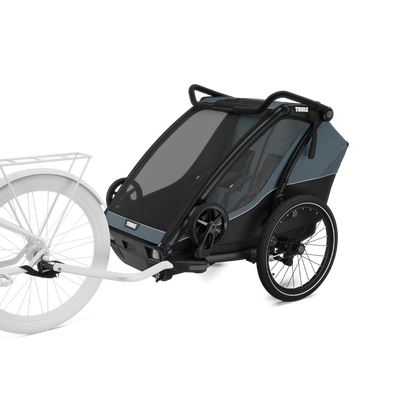 Thule Chariot Cab 2-Sitz Multisport-Fahrradanhänger Dunkelschiefer