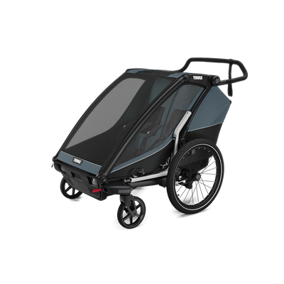 Thule Chariot Cab 2-Sitz Multisport-Fahrradanhänger Dunkelschiefer