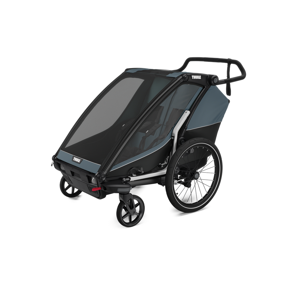 Thule Chariot Cab 2-Sitz Multisport-Fahrradanhänger Dunkelschiefer