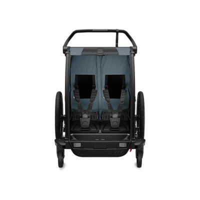 Thule Chariot Cab 2-Sitz Multisport-Fahrradanhänger Dunkelschiefer