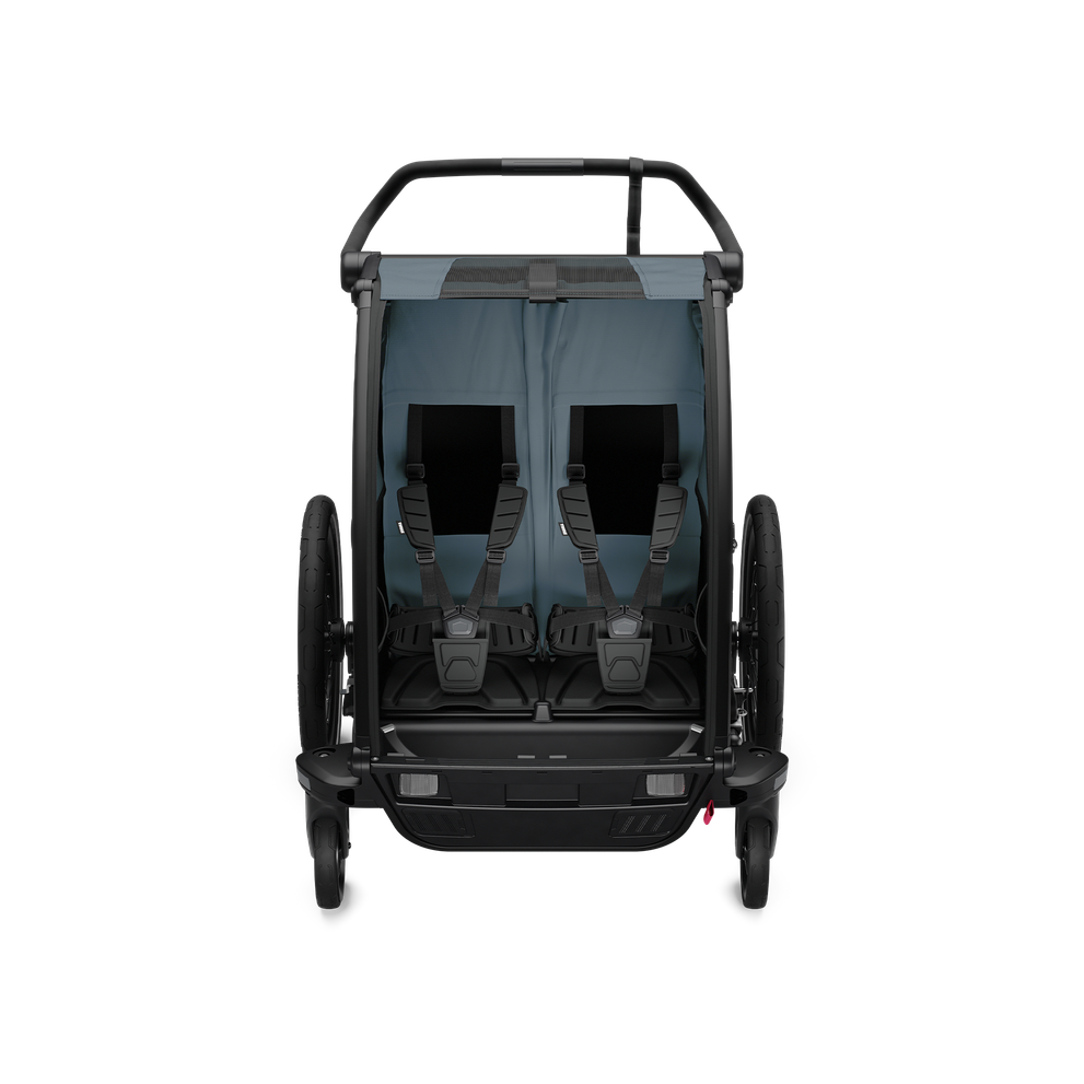 Thule Chariot Cab 2-Sitz Multisport-Fahrradanhänger Dunkelschiefer