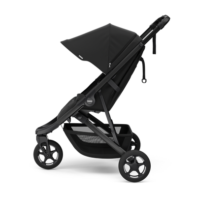 Thule Spring 2 Kompakter All-Terrain-Kinderwagen – Black / Midnight Black