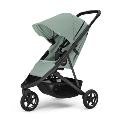 Thule Spring 2 Kompakter All-Terrain-Kinderwagen – Nebelgrün (Misty Green)