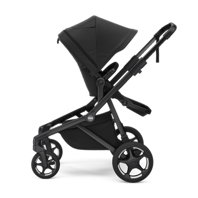 Thule Sleek 2 Kombikinderwagen Bundle – Tiefschwarz – Inkl. Babywanne