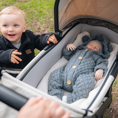 Thule Spring 2 Kompakter All-Terrain-Kinderwagen – Soft Beige