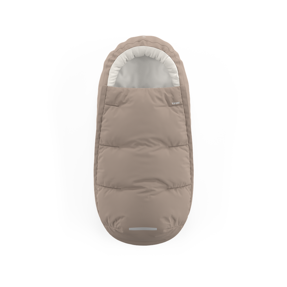 Thule Elements High-Performance Fußsack (Größe M/L) Getöntes Taupe – Wetterfest & Isoliert