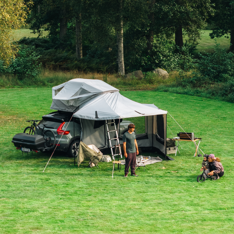 Thule Approach 2 M Dachzelt – Aschgrau: Panorama-Komfort für 2-3 Personen