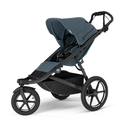 Thule Urban Glide 3 Geländekinderwagen – Dunkler Schiefer | Jogging-Kinderwagen für Stadt &amp; Gelände