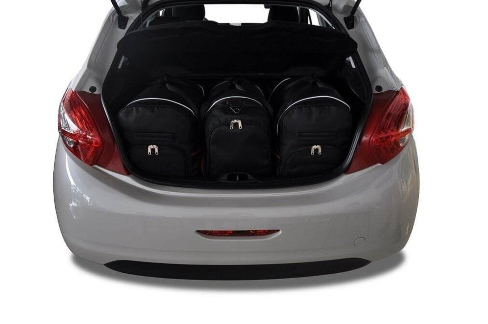 PEUGEOT 208 HATCHBACK 2012-2015 KOFFERRAUMTASCHEN SET 3 STK