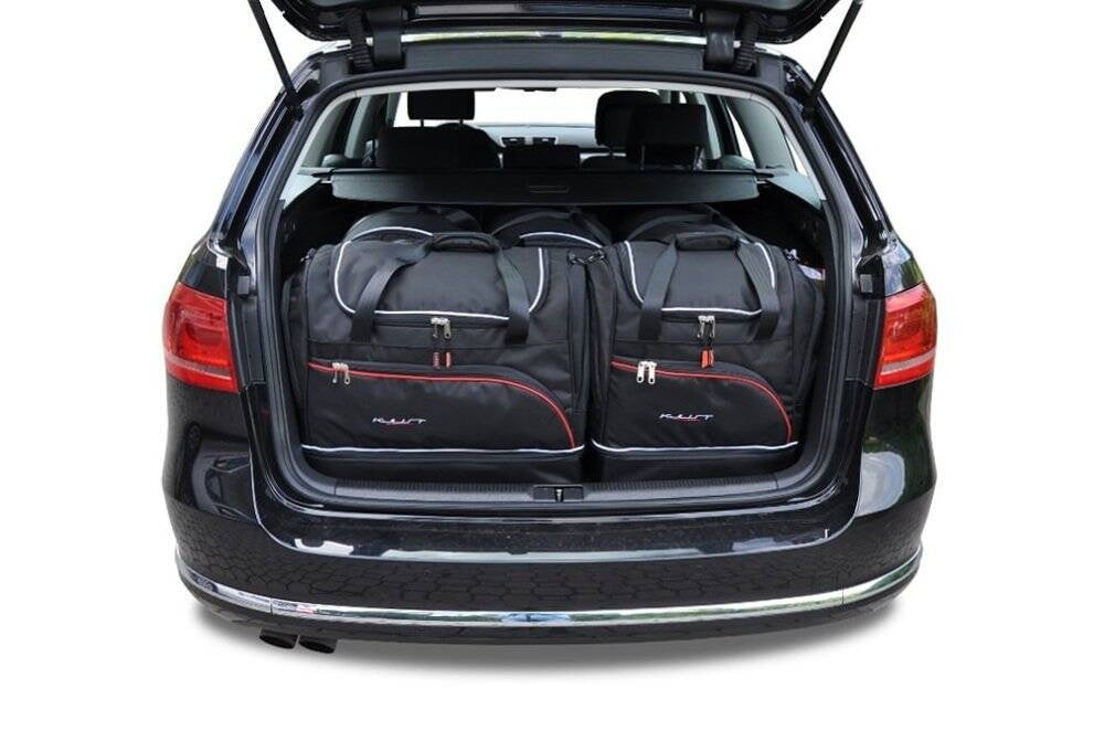 VW PASSAT ALLTRACK 2010-2014 KOFFERRAUMTASCHEN SET 5 STK