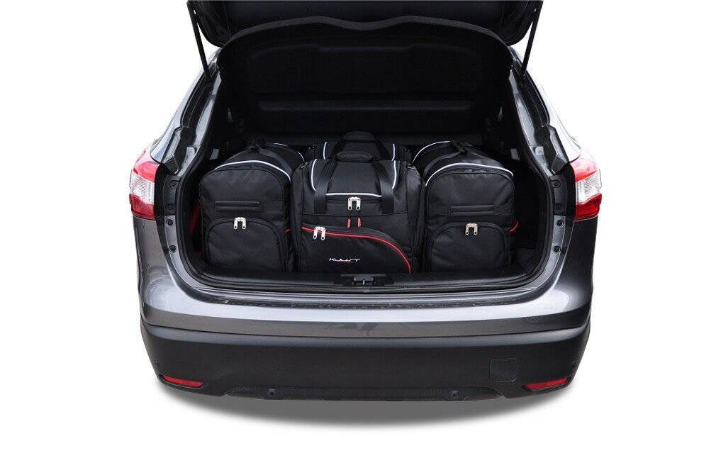 NISSAN QASHQAI 2014-2017 KOFFERRAUMTASCHEN SET 4 STK
