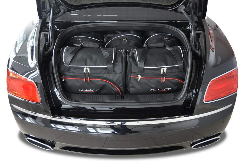 BENTLEY CONTINENTAL NEW FLYING SPUR 2005+ KOFFERRAUMTASCHEN SET 5 STK