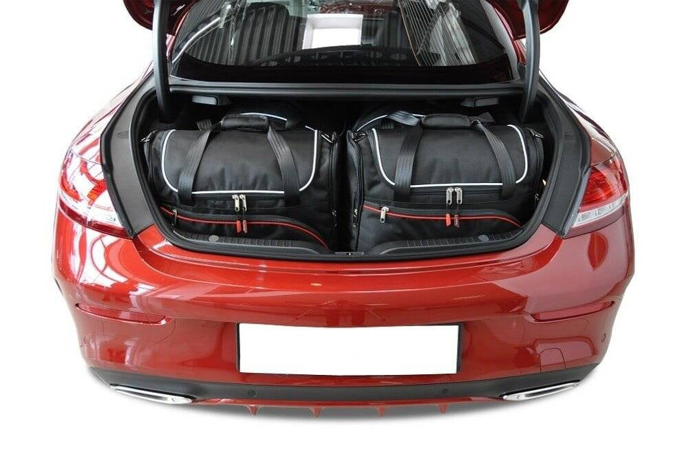 MERCEDES-BENZ C COUPE 2014+ KOFFERRAUMTASCHEN SET 4 STK