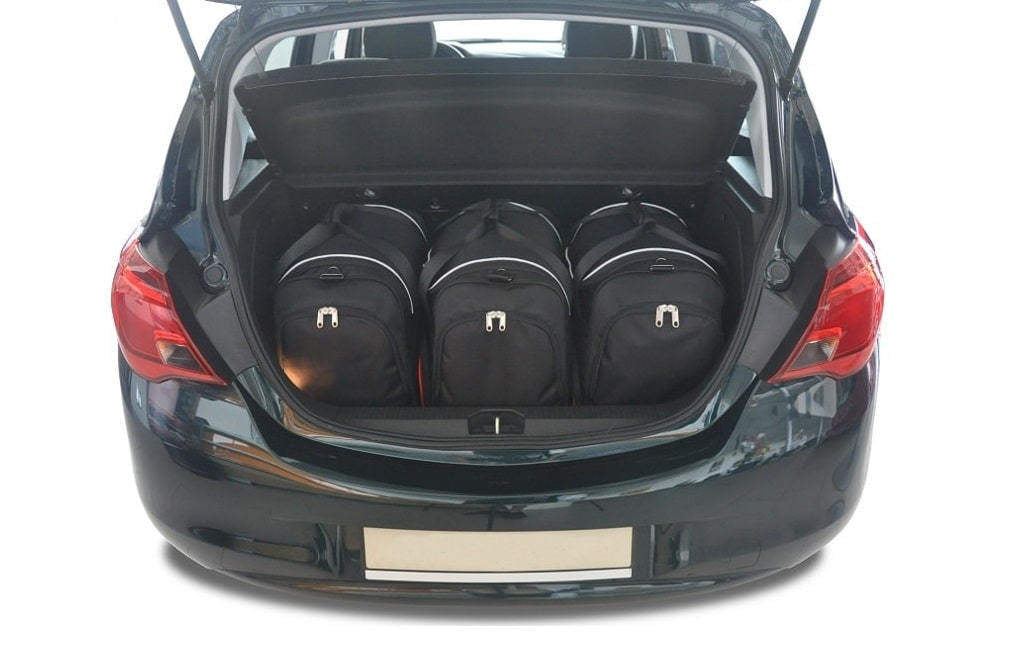 OPEL CORSA 2014-2019 KOFFERRAUMTASCHEN SET 3 STK