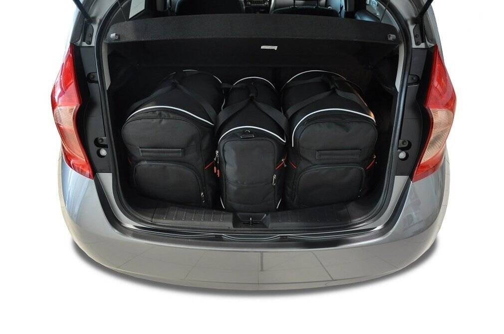 NISSAN NOTE 2013-2016 KOFFERRAUMTASCHEN SET 3 STK